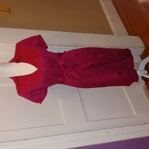 The Limited fushia pink dress
